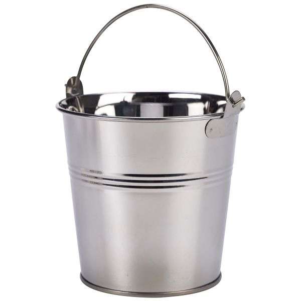 Stainless Steel Serving Bucket 12cm Dia QTY:12