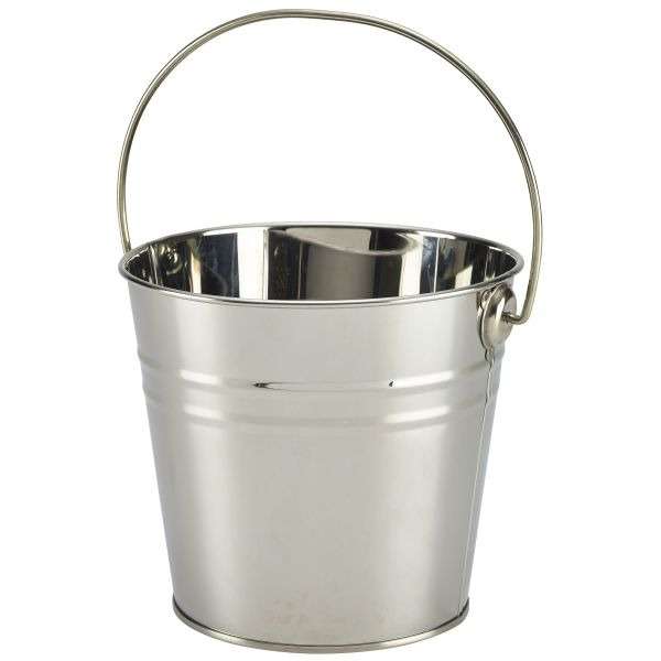Stainless Steel Serving Bucket 16cm Dia QTY: 1