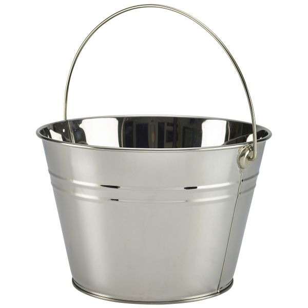 Stainless Steel Serving Bucket 25cm Dia QTY: 1