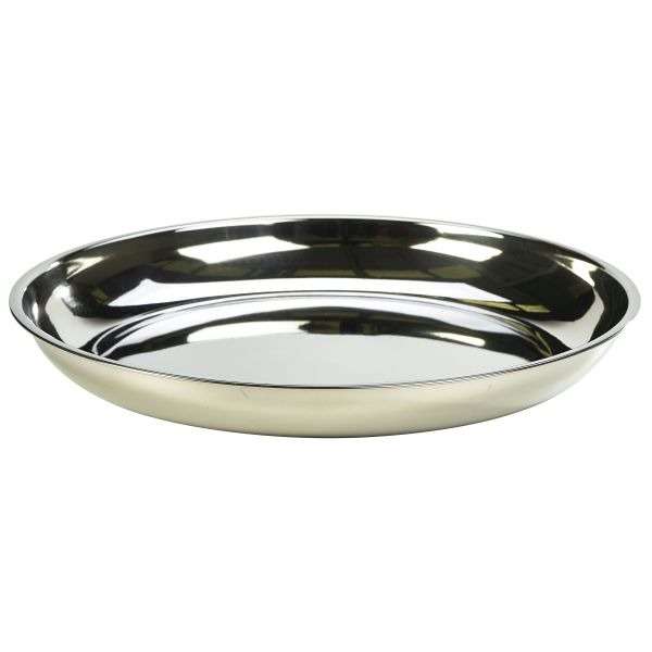 Stainless Steel Platter 14″/35cm QTY: 1