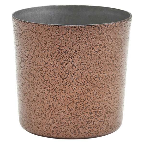 Stainless Steel Serving Cup 8.5 x 8.5cm Hammered Copper QTY:12