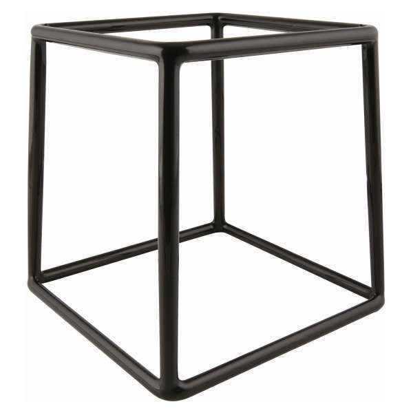 Genware Black Anti-Slip Buffet Riser 18 x 18cm