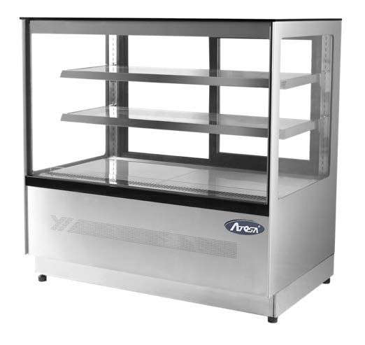 Atosa WDF097F Heavy Duty Squared Glass Deli Counter