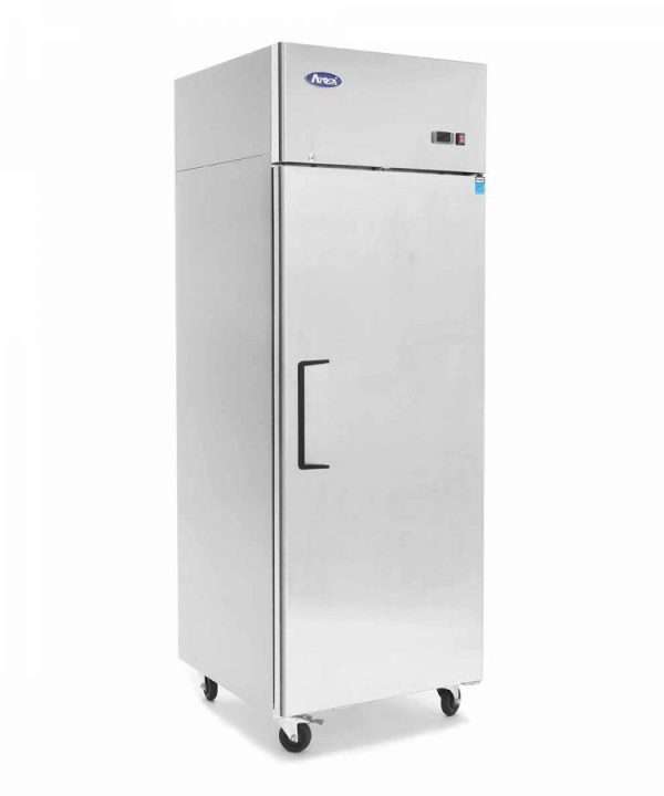 Atosa YBF9206GR Slimline Upright Single Door Fridge 410ltrs
