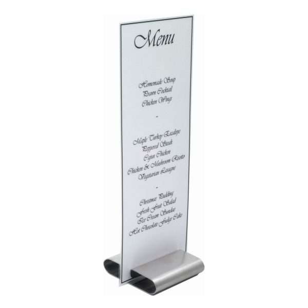 GenWare Stainless Steel Menu Stand