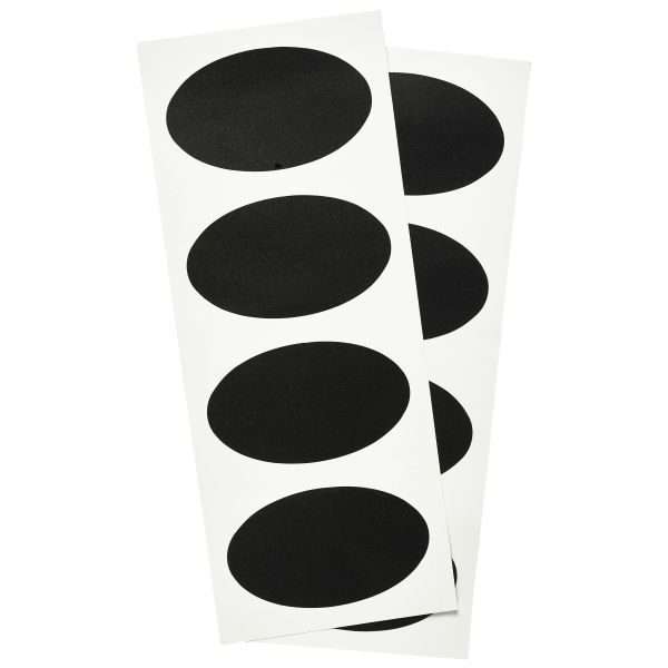 Self Adhesive Oval Chalkboard Set 8pcs
