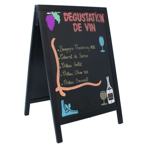 Duplo A-Board 55X85cm, Black