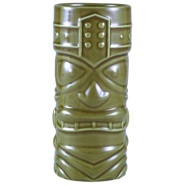 Genware Green Tiki Mug 40cl/14oz QTY:4