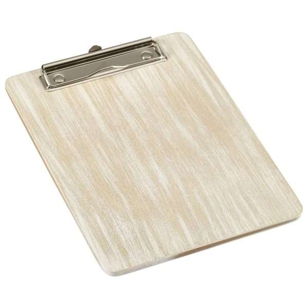 White Wash Wooden Menu Clipboard A5 18.5×24.5×0.6cm
