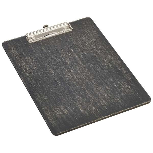 Black Wooden Menu Clipboard A4 24x32x0.6cm