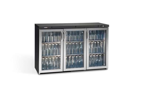 Gamko Bottle Cooler – Triple Hinged Door 315 Ltr Stainless Steel MG3