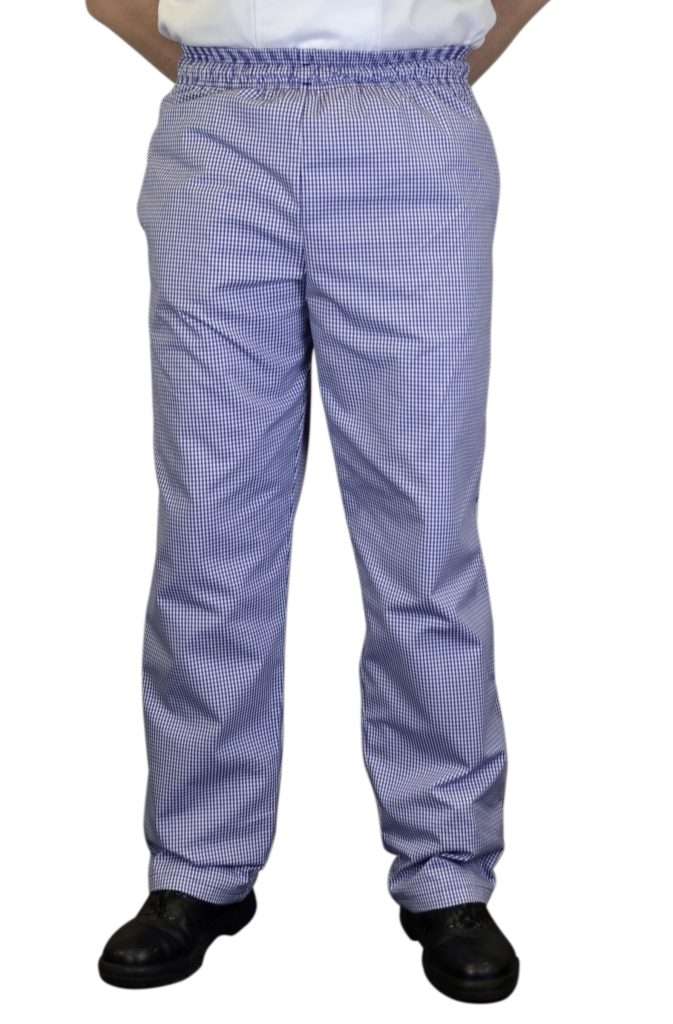 BLUE CHECK BAGGY LARGE 38-40in – Blue