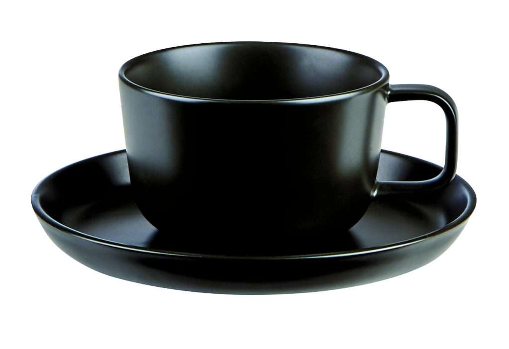 Costa Verde Nordika Black Saucer 17cm QTY: 12