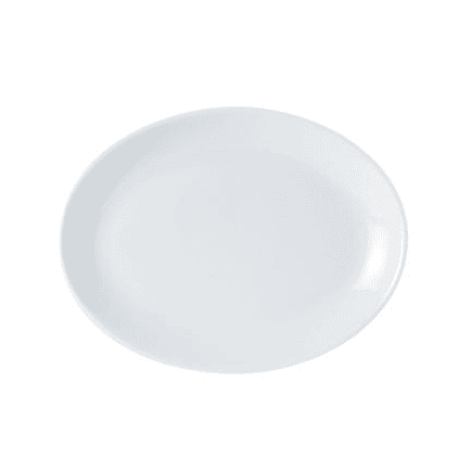 Porcelite Oval Plate 30cm/12″ QTY: 6
