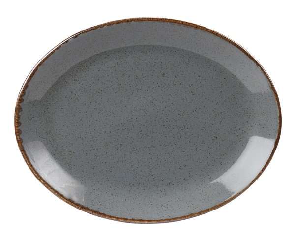 Seasons by Porcelite Storm Oval Plate 30cm/12″ QTY: 6