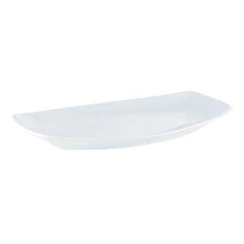 Porcelite Convex Oval Plate 42×24.5cm/16.5×9.5″ QTY: 6