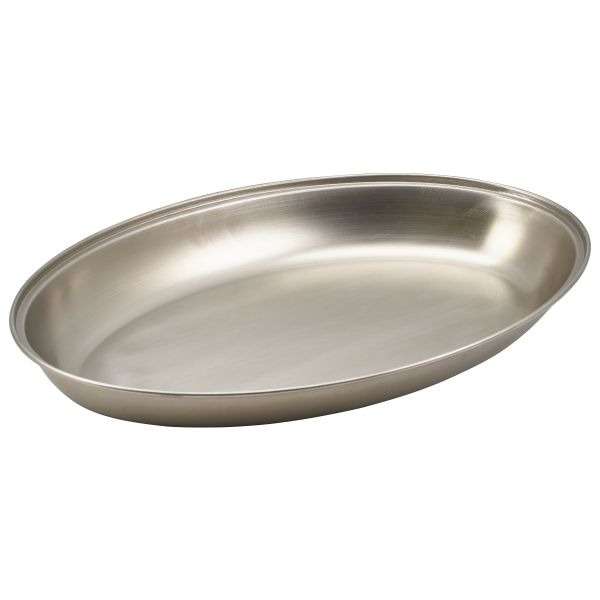 GenWare Stainless Steel Oval Vegetable Dish 35cm/14″ qty:1