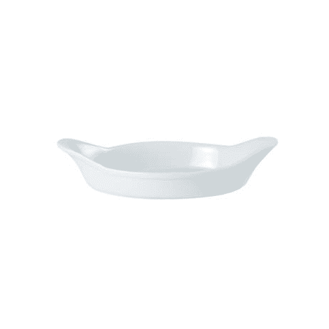 Porcelite Oval Eared Dish 22cm/8.75″ QTY: 4