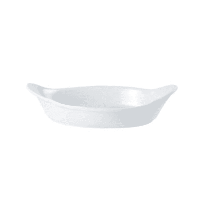 Porcelite Oval Eared Dish 25cm/10″ QTY: 4