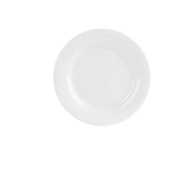 Porcelite Banquet Wide Rim Plate 17cm/6.5″ QTY: 6