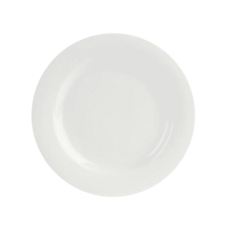 Porcelite Banquet Wide Rim Plate 27cm/10.5″ (164927) QTY: 6
