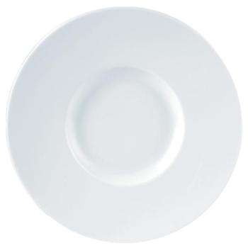 Porcelite Wide Rim Gourmet Plate 31cm/12.25″ QTY: 6