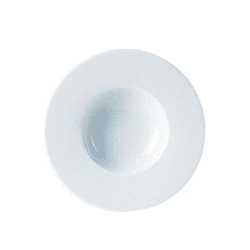 Porcelite Wide Rim Pasta Plate 22cm/8″ 14cl/5oz QTY: 6
