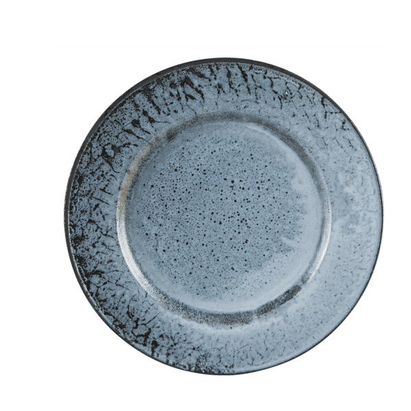 Aura by Porcelite Glacier Rimmed Plate 27cm QTY: 6