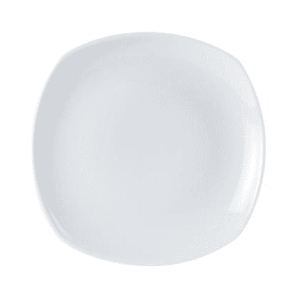 Porcelite Square Plate 25cm (27cm) 10″ (10.5″) QTY: 6
