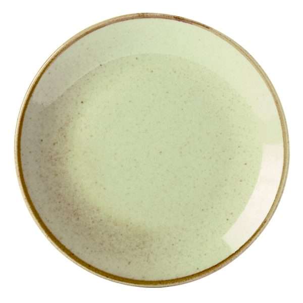 Seasons by Porcelite Wheat Coupe Plate 18cm/7″ QTY: 6