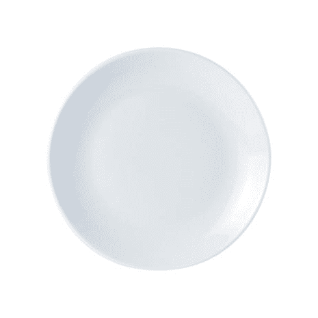 Porcelite Coupe Plate 24cm/9.5″ QTY: 6