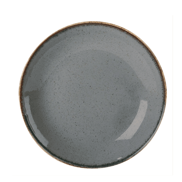 Seasons by Porcelite Storm Coupe Plate 24cm QTY: 6