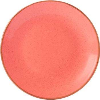 Seasons by Porcelite Coral Coupe Plate 28cm/11″ QTY: 6