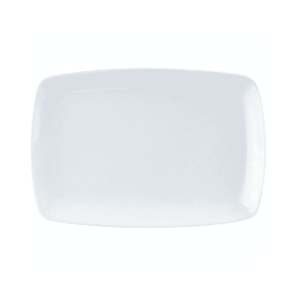 Porcelite Rectangular Plate 26.5x18cm/10.5″x7″ QTY: 6