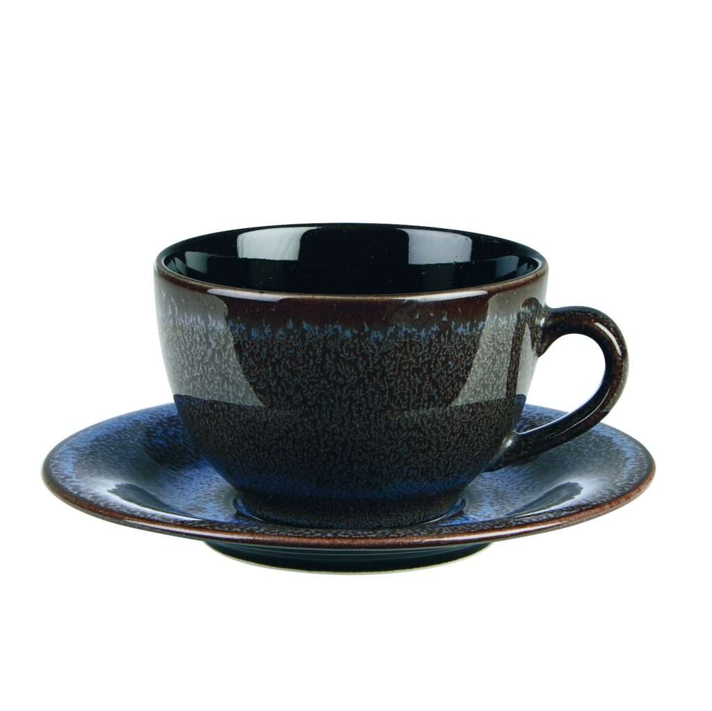 Aura by Porcelite Earth Bowl Shaped Cup 10.5oz/30cl QTY: 6