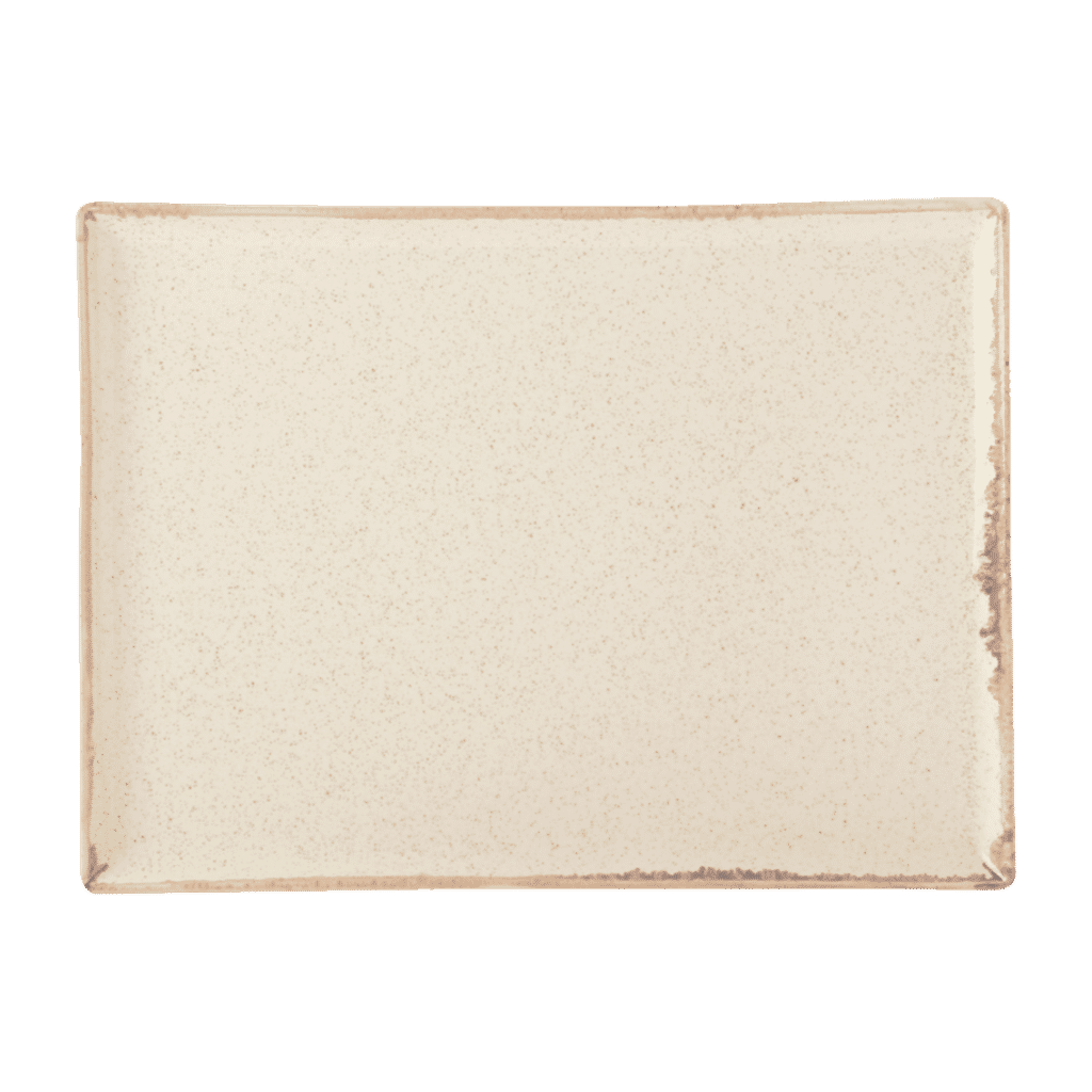 Seasons by Porcelite Oatmeal Rectangular Platter 27x20cm/10.75×8.25″ QTY: 6