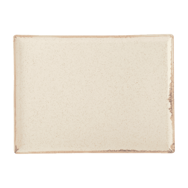 Seasons by Porcelite Oatmeal Rectangular Platter 27x20cm/10.75×8.25″ QTY: 6