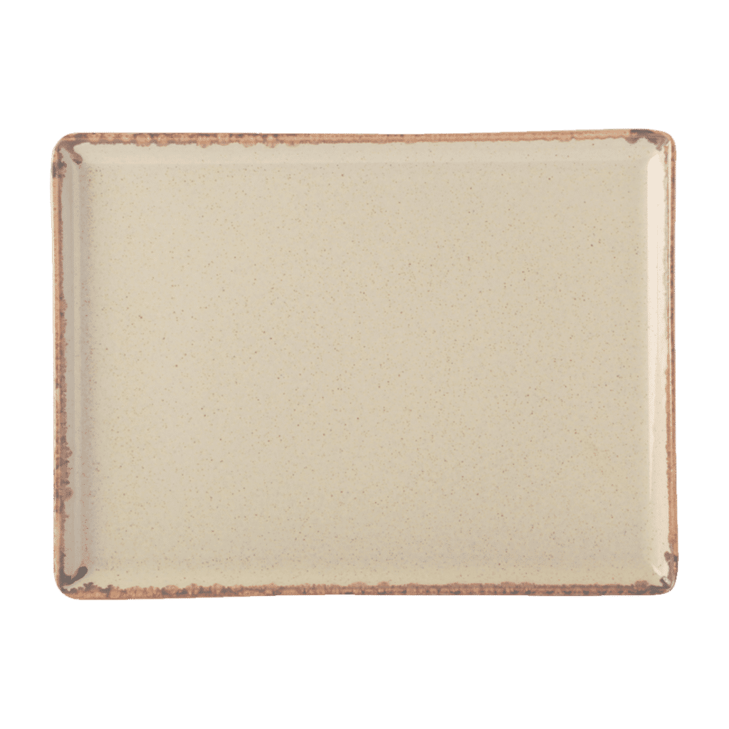 Seasons by Porcelite Wheat Rectangular Platter 27x20cm/10.75×8.25″ QTY: 6