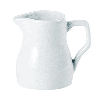 Porcelite Traditional Milk Jug 23cl/8oz QTY: 6
