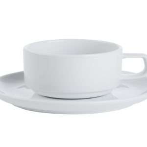 Porcelite Prestige Stacking Cup 26cl QTY: 24
