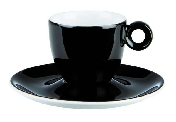 Costa Verde Black Espresso Saucer QTY: 12