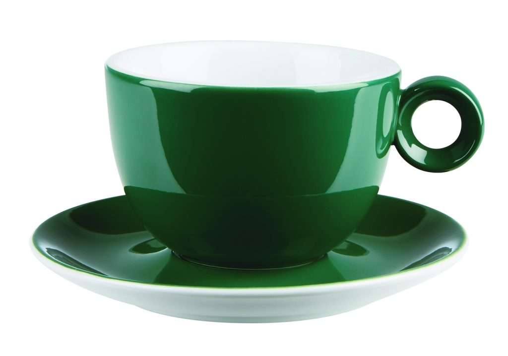 Costa Verde Dark Green Bowl Shaped Cup 12oz QTY: 6