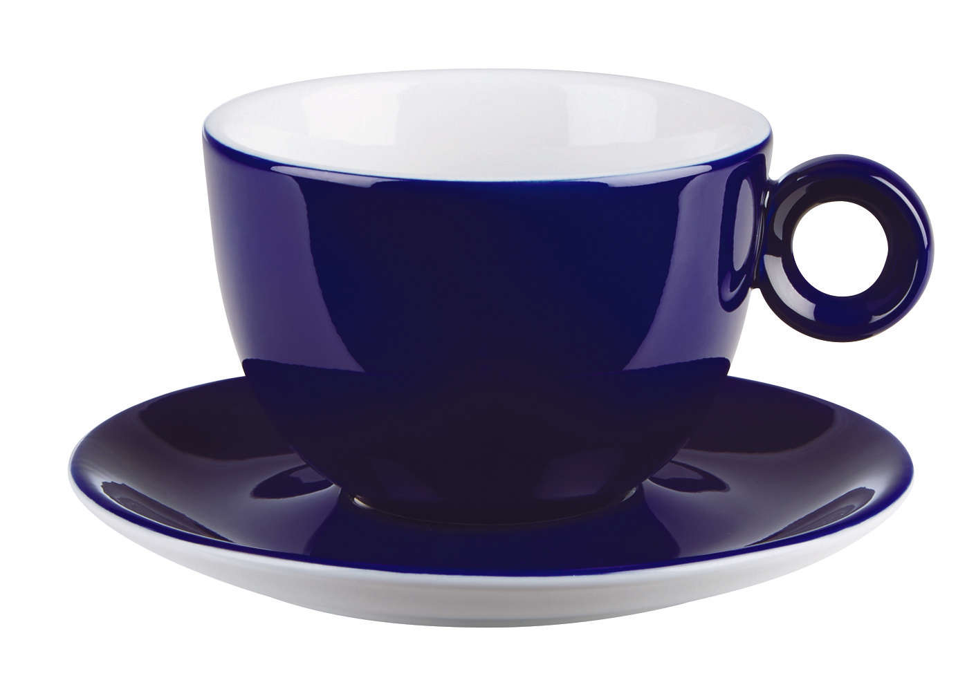 820016DB Costa Verde Dark Blue Saucer 16cm QTY: 6