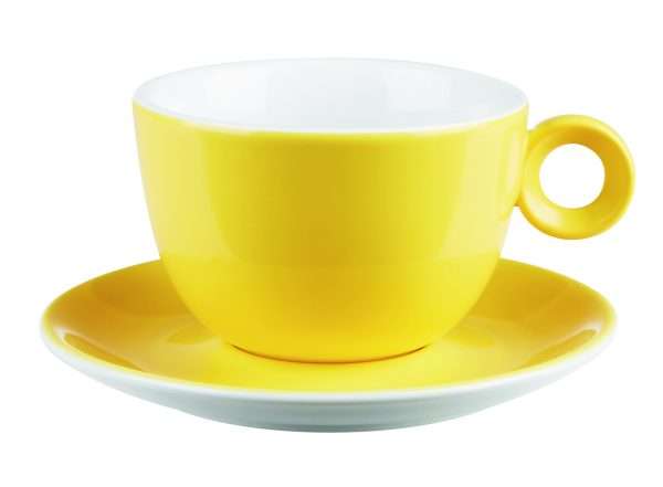 Costa Verde Yellow Saucer 16cm QTY: 6