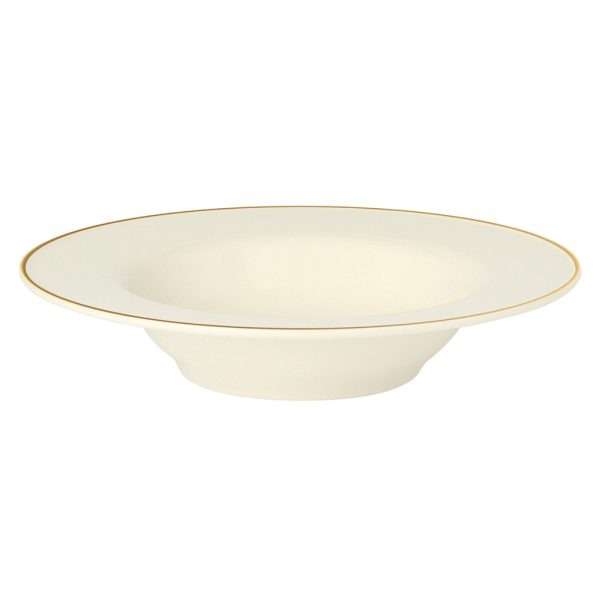 Academy Academy Event Gold Band Soup Plate 23cm/9″ QTY: 6