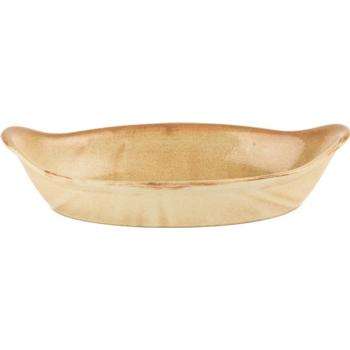 Rustico Oval Eared Dish 25cm/10″ QTY: 12