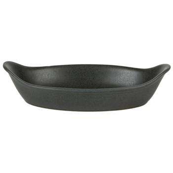 Rustico Rustico Carbon Oval Eared Dish 25cm QTY: 12