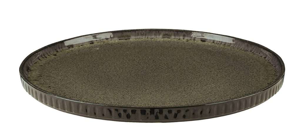 Rustico Fern Reactive Presentation Plate 26.5cm QTY: 6
