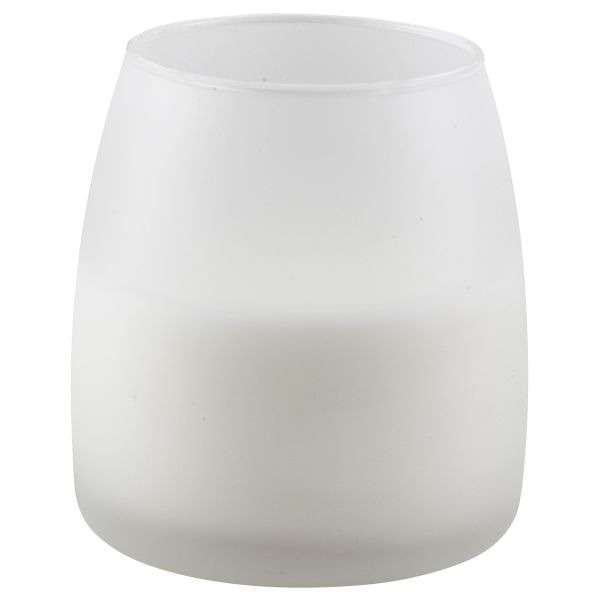 Soft Glow Glass Candle White 45H (6Pcs) qty:1