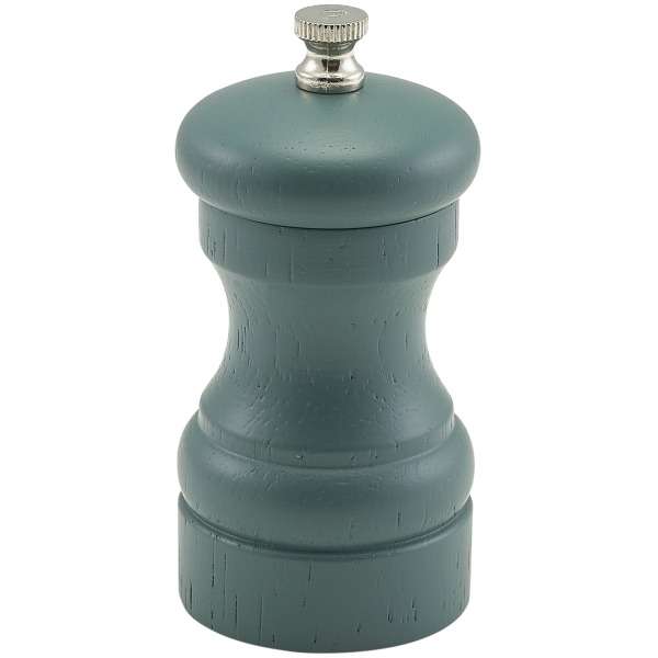 Olive Green Wooden Salt/Pepper Grinder 10cm qty:1